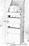 Storage Rack DIY Shoe Storage Shoe Rack Adjustable Many Sizes Shoe Rack cappa