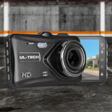 Car camera Dual Camera 4 Inch Dash Camera back and front- Black