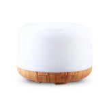 Diffuser with light effects and mist humidifier purifier night light Aroma dispenser Light Wood Grain for 500ml