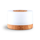 Diffuser with light Remote Control  and mist humidifier purifier night light Aroma dispenser  Aroma device  Round Light Wood Grain for 500ml