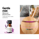 Diffuser with lights and mist humidifier purifier night light Mist Aroma dispenser for  Essential Oils Air Humidifier LED Light 130ml