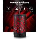 Diffuser with light effects and remote, Metal Cover  Aromatherapy Mist for Essential Oils Aroma with Ultrasonic for 100ml