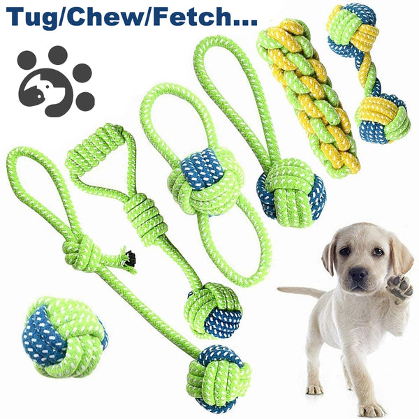 Pet Toy Dog Toy Rope Ball Toy Dogs Training Toy Interactive Knot Rope Style