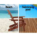 Chairs Outdoor Furniture Pool Chair Lounge Chair Wooden Brown