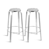 Stools Set of 2 Kitchen Stools Bar Stools in Set of 2 Outdoor Stools Business Stools Home Stools Aluminum