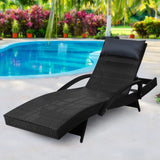 Chairs Outdoors Sun Lounge Pool Lounge Furniture Day Bed Wicker Pillow Sofa Set