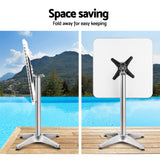 Table Outdoor Furniture Adjustable Aluminium Pub Cafe Indoor Outdoor Bar table