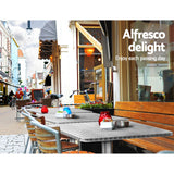 Table Outdoor Furniture Adjustable Aluminium Pub Cafe Indoor Outdoor Bar table