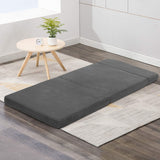 Mattress Folding Mattress Camping Mattress Portable Floor 180cm x 70cm Grey
