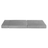 Mattress Folding Mattress Camping Mattress Portable Floor Bed Mat Sofa Bed Light Grey