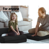 Mattress Folding Mattress Camping Mattress Portable Floor Bed Mat 180cm x 70cm in Black