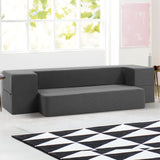 Sofa bed mattress portable style Sofa Bed Folding Mattress Lounger Chair Ottoman Grey