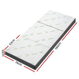 Mattress Folding Mattress Camping Mattress Portable Floor 190cm x 79cm Bamboo Fabric