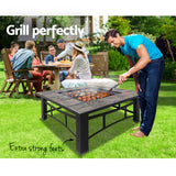 Fire Feature for BBQ Grill or as Table or as storage and for Heat Nice Pits for Coal and Wood Firepit Outdoor Garden