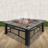 Fire Feature for BBQ Grill or as Table or as storage and for Heat Nice Pits for Coal and Wood Firepit Outdoor Garden