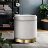 Ottoman Foot Stool Rest Feet Feet Stool Pouffe Padded Seat Pouf Seat Grey