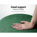 Ottoman Foot Stool Rest Feet Feet Stool Pouffe Padded Seat Pouf  Green