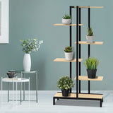 Stand Indoor Outdoor Metal Wood Plant Stand Garden Shelf Garden Display