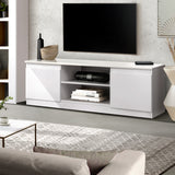 TV Stand TV Cabinet Entertainment Unit Media Storage TV Console - White