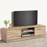 TV Stand 160CM  Entertainment Storage Tv Cabinet Wooden Look