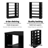 Storage Shoe Rack Cabinet Shoes Organiser Storage Rack For Many Pairs Black Shelf Wooden Look --