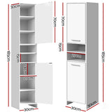 Storage Bathroom 185cm  Furniture Toilet  Cabinet Laundry