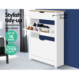 Storage Shoe Rack Shoes Cabinet Shoes shoe storage style Shelf Drawer White