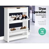 Storage Shoe Rack Shoes Cabinet Shoes shoe storage style Shelf Drawer White