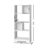 Storage Display style Shelf Bookcase Bookshelf Home Office White