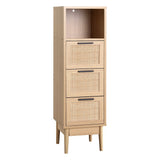 Storage Cupboard Cabinet Rattan Storage Hallway Chest of Drawers Rattan Furniture