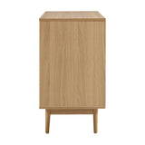 Storage Buffet Sideboard Cupboard Cabinet Rattan Storage Hallway Table Kitchen Cupboard