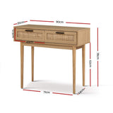 Storage Buffet Sideboard Cupboard Cabinet Rattan Storage Hallway Tables Drawers