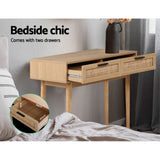 Storage Buffet Sideboard Cupboard Cabinet Rattan Storage Hallway Tables Drawers