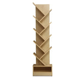 Bookcase Display Storage Stand Rack  Shelf 9 level, 40cm x 19.5cm x 150cm Bookshelf Natural