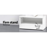 Bookcase Display Storage Stand Rack Shelf 9 level, 40cm x 19.5cm x 150cm Bookshelf White