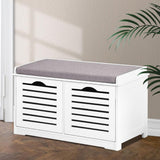 Storage Shoe Rack Shoes Cabinet Shoes shoe storage shoe bench with Drawers - White & Grey