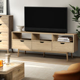 TV Stand TV Console Media Storage 160cm TV Cabinet Entertainment Unit - Natural