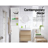 Storage Bathroom Tallboy Furniture Toilet  Cabinet Laundry Cupboard Tall