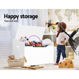 Kids Storage chest Kids Organiser Kids Cabinet Chest Blanket Children Clothes store White