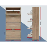 Storage Shoe Rack Shoes Cabinet Shoes shoe storage as Shelf Drawers color wood