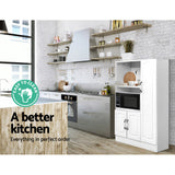 Storage Buffet Sideboard Cupboard Doors White Cabinet Kitchen Hallway