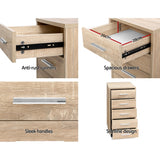 Storage Cabinet with wheels and five Drawers Filing Drawers Bedside office storage