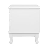 Bedside Table Bed side stand with  2 Drawers Nightstand Storage Cabinet