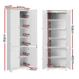 Storage Cabinet Buffet Sideboard Kitchen Cupboard Pantry Wardrobe Shelf
