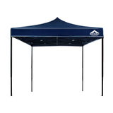 Shade Cover Gazebo 3 x 3m Pop Up Marquee Outdoor Tent Folding Wedding Gazebos Navy