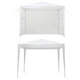 Shade Cover 3x3 m Tent white with walls  Gazebo Marquee and Side Wall Party Wedding  White 4 Panel
