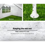 Shade Cover 3x3 m Tent white with walls  Gazebo Marquee and Side Wall Party Wedding  White 4 Panel