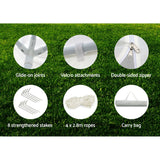 Shade Cover 3x3 m Tent white with walls  Gazebo Marquee and Side Wall Party Wedding  White 4 Panel