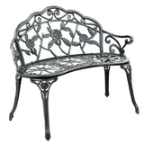 Bench Metal Bench Classic Designs Durable - Green