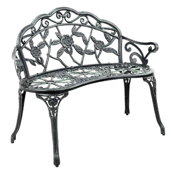Bench Metal Bench Classic Designs Durable - Green